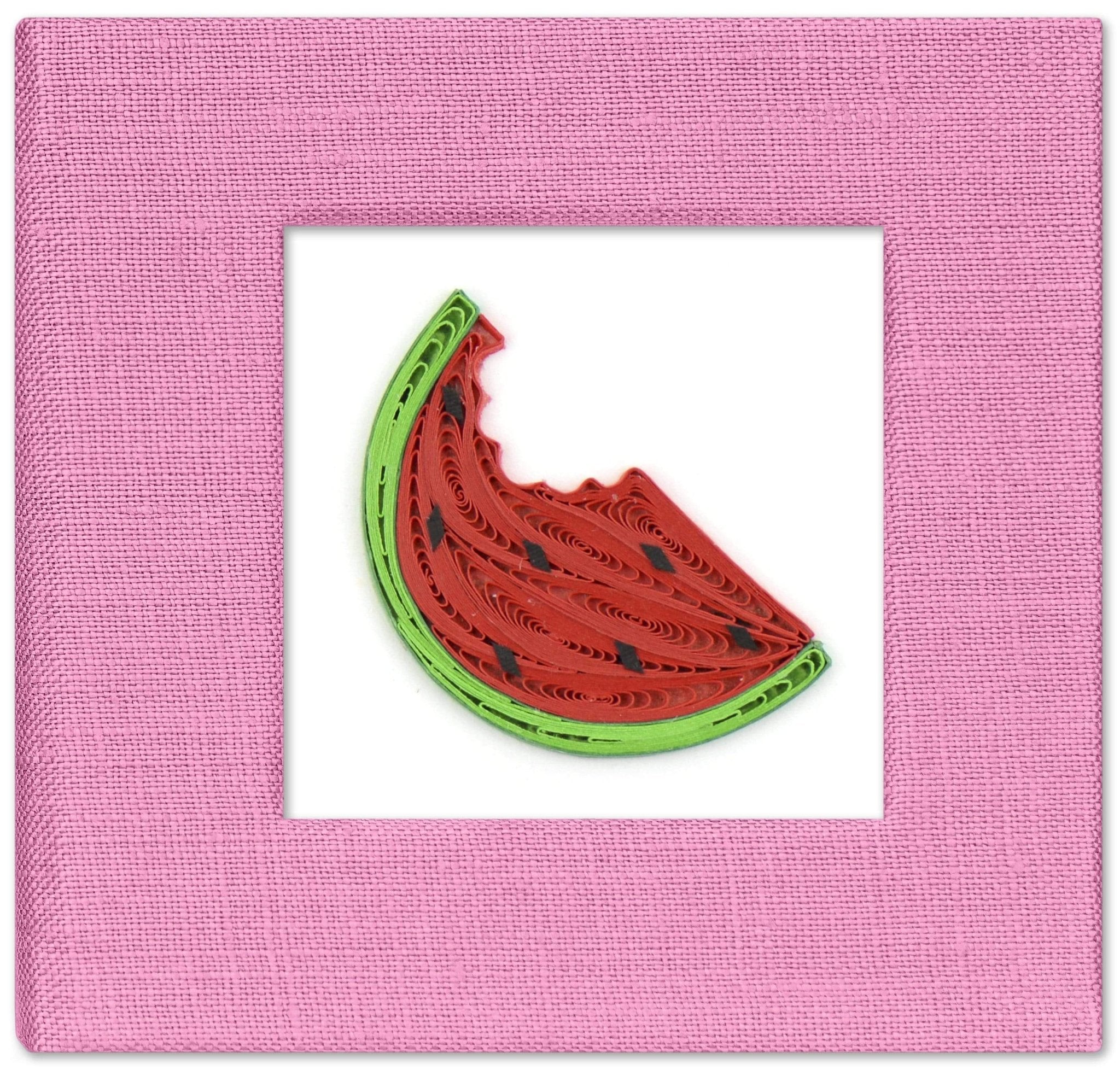 Quilled Watermelon Sticky Note Pad Cover - Quilling Card - Sticky Note Cover