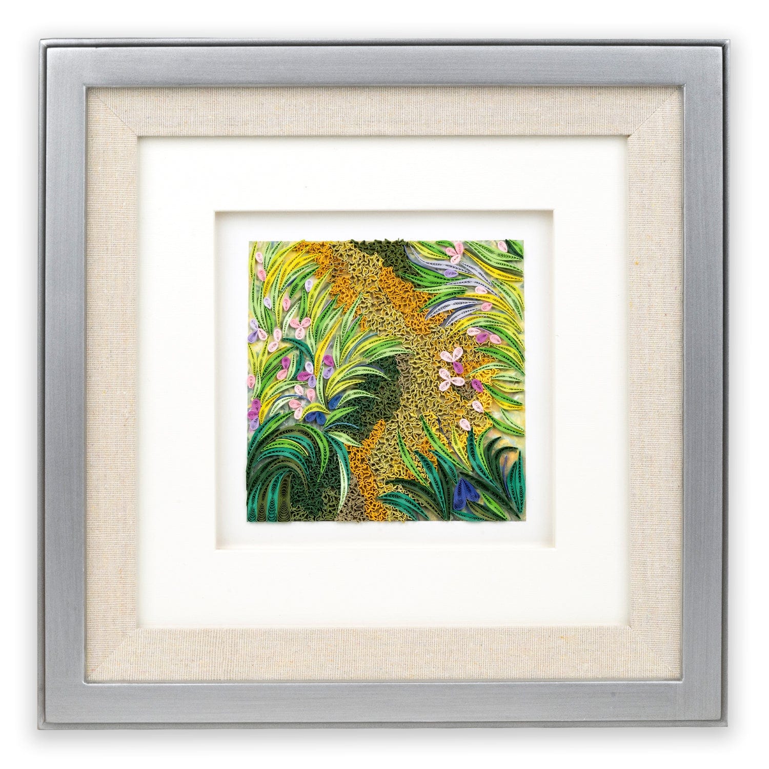Artist Series Frame | Silver - Square (6x6in) - Quilling Card - Frame