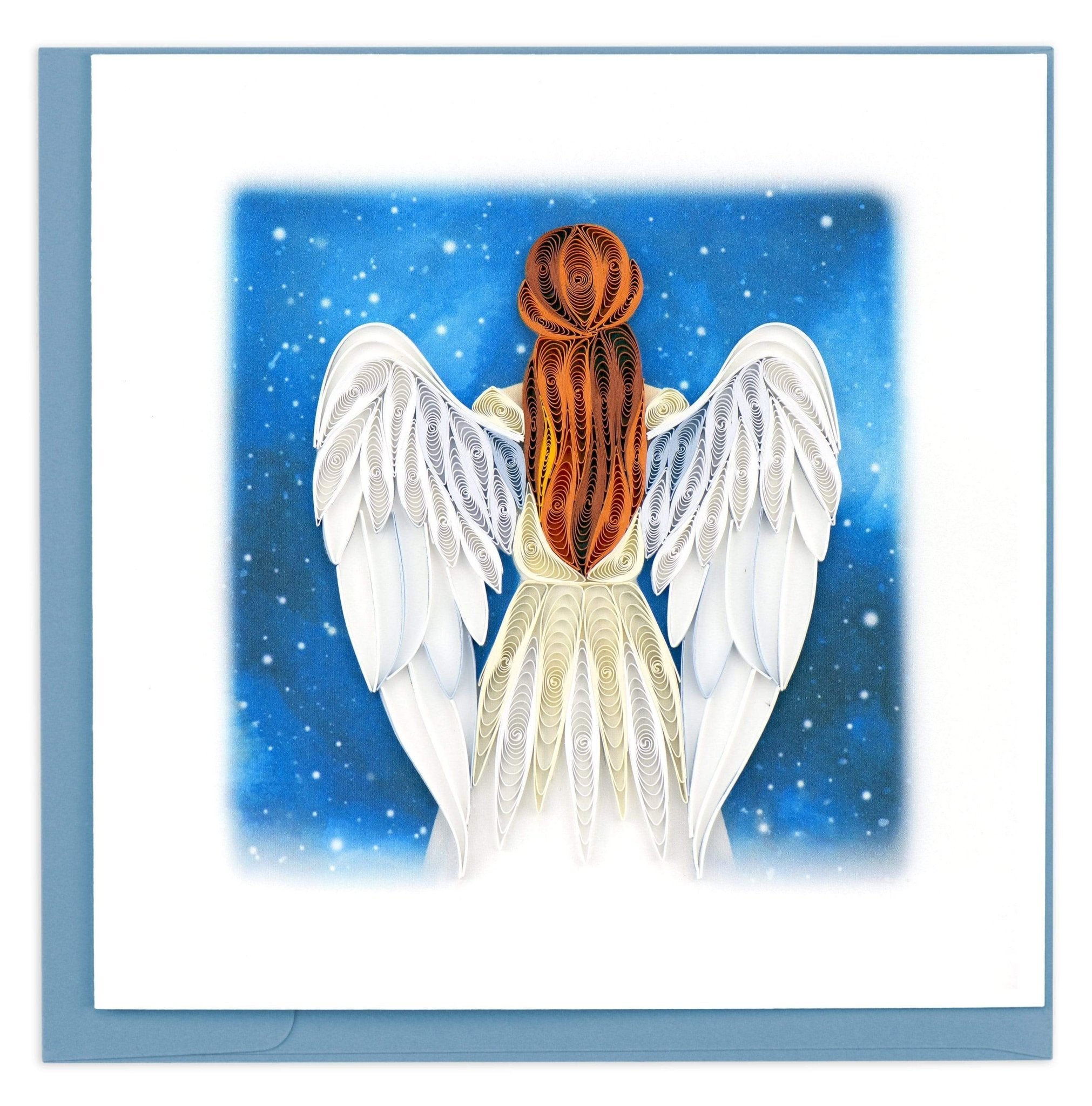 Quilled Angel Greeting Card - Quilling Card - Greeting Card