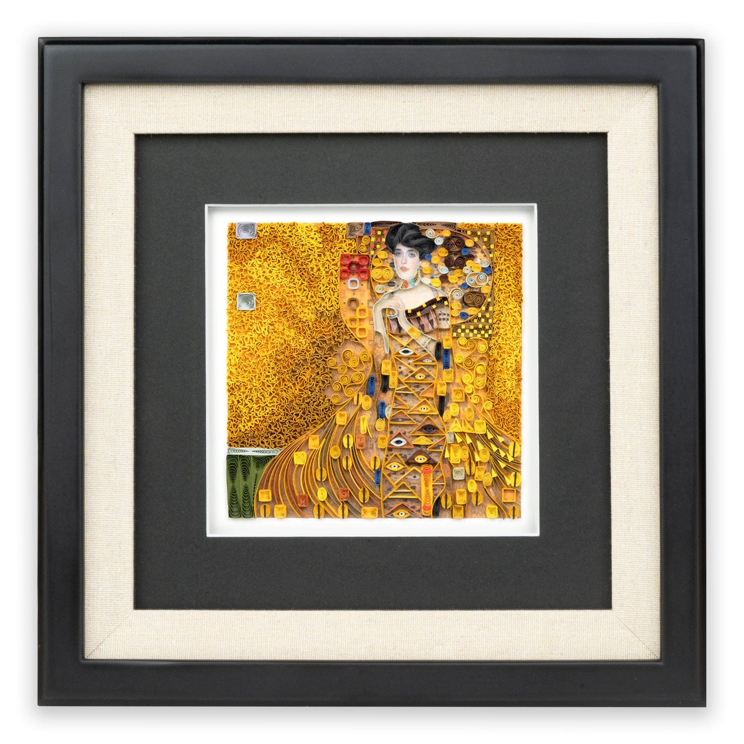 Artist Series Frame | Black - Square (6x6in) - Quilling Card - Frame