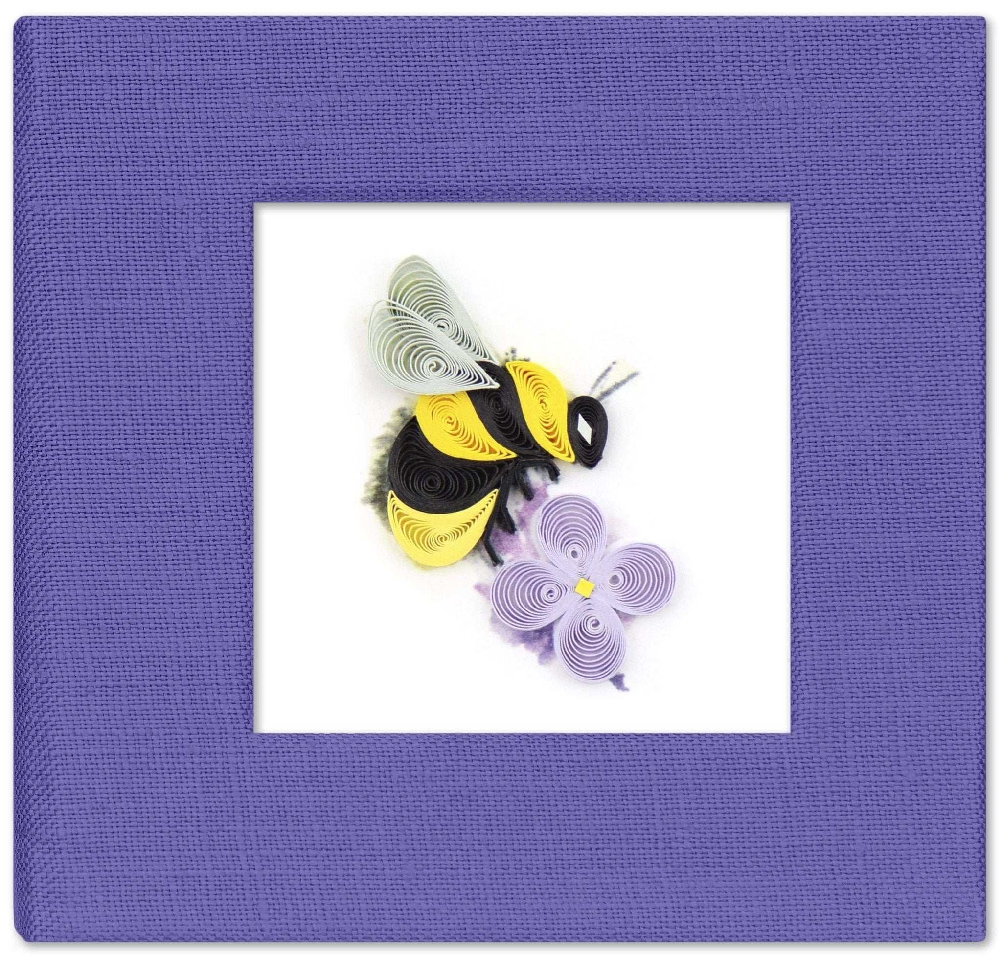 Quilled Bumble Bee Sticky Note Pad Cover - Quilling Card - Sticky Note Cover