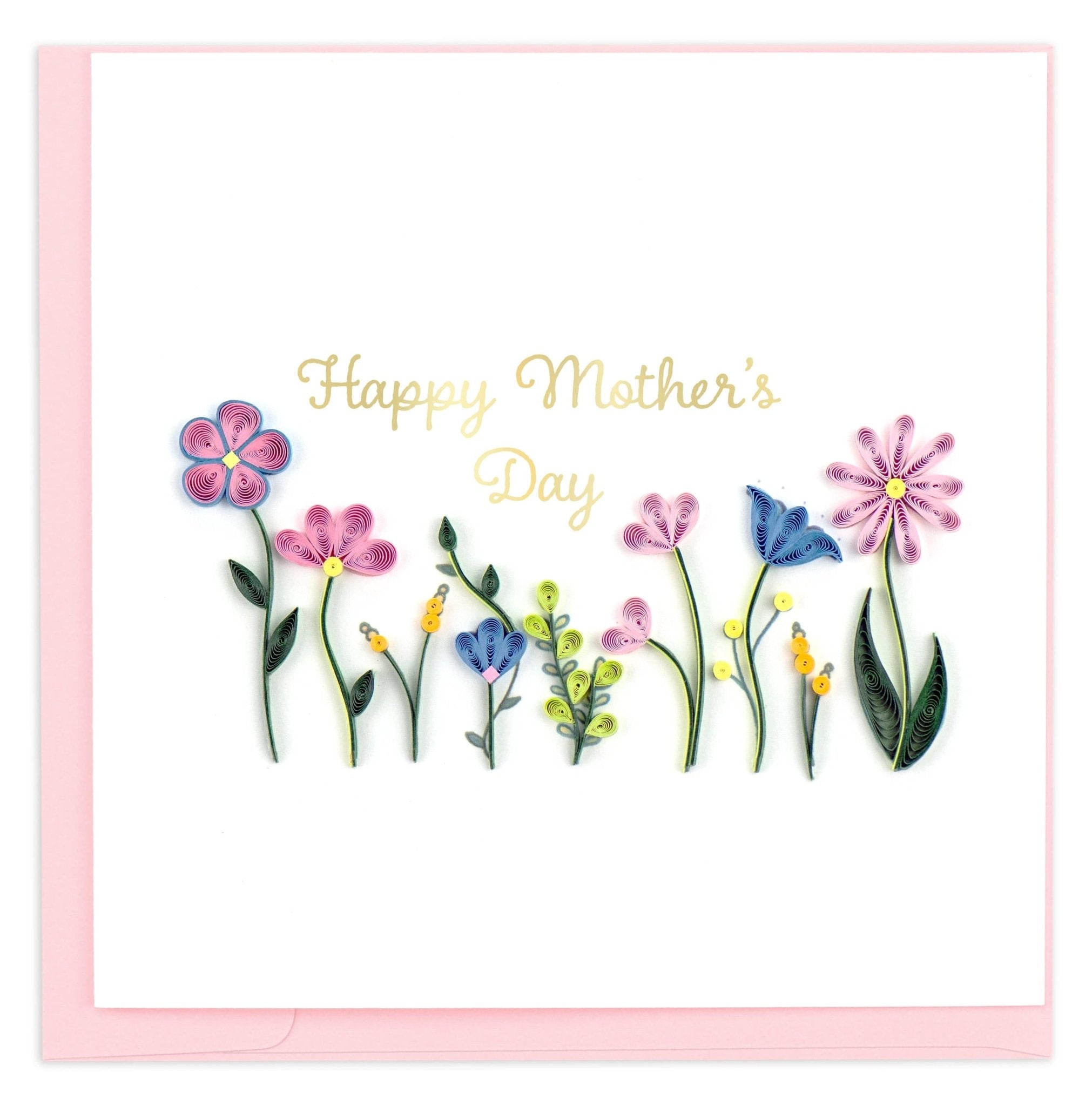 Quilled Mother's Day Wildflowers Greeting Card