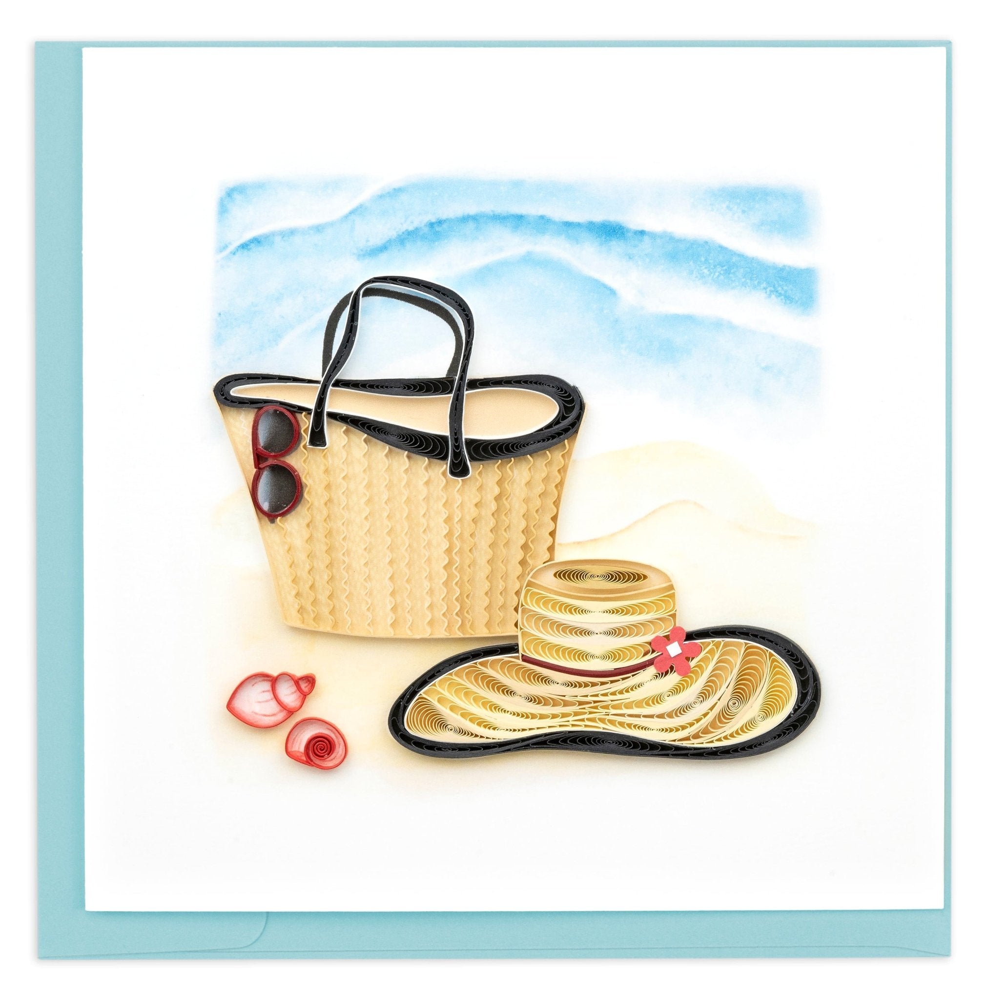 Quilled Vitamin Sea Greeting Card - Quilling Card - Greeting Card