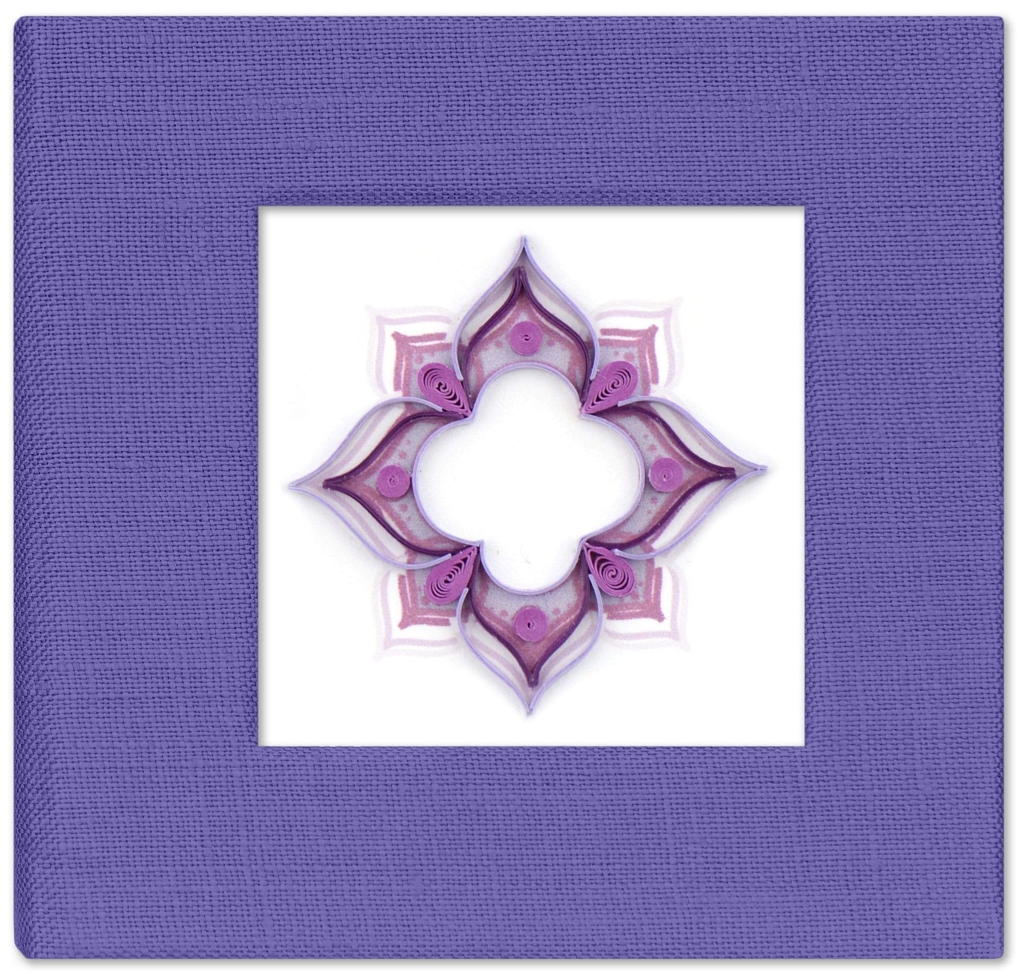 Quilled Mandala Sticky Note Pad Cover - Quilling Card - Sticky Note Cover