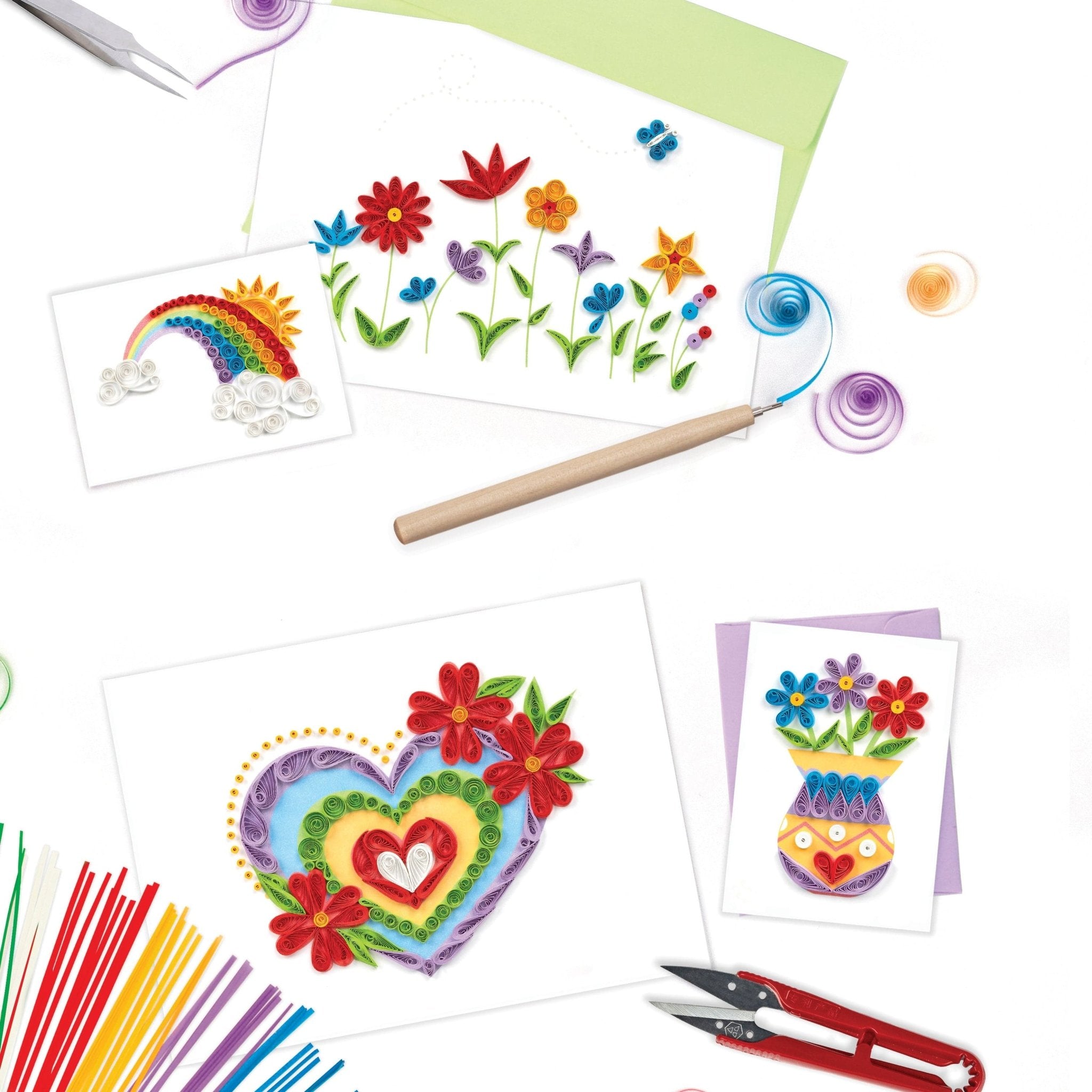 Create - a - Quill DIY Quilling Kit | Everyday - Quilling Card - Create - a - Quill