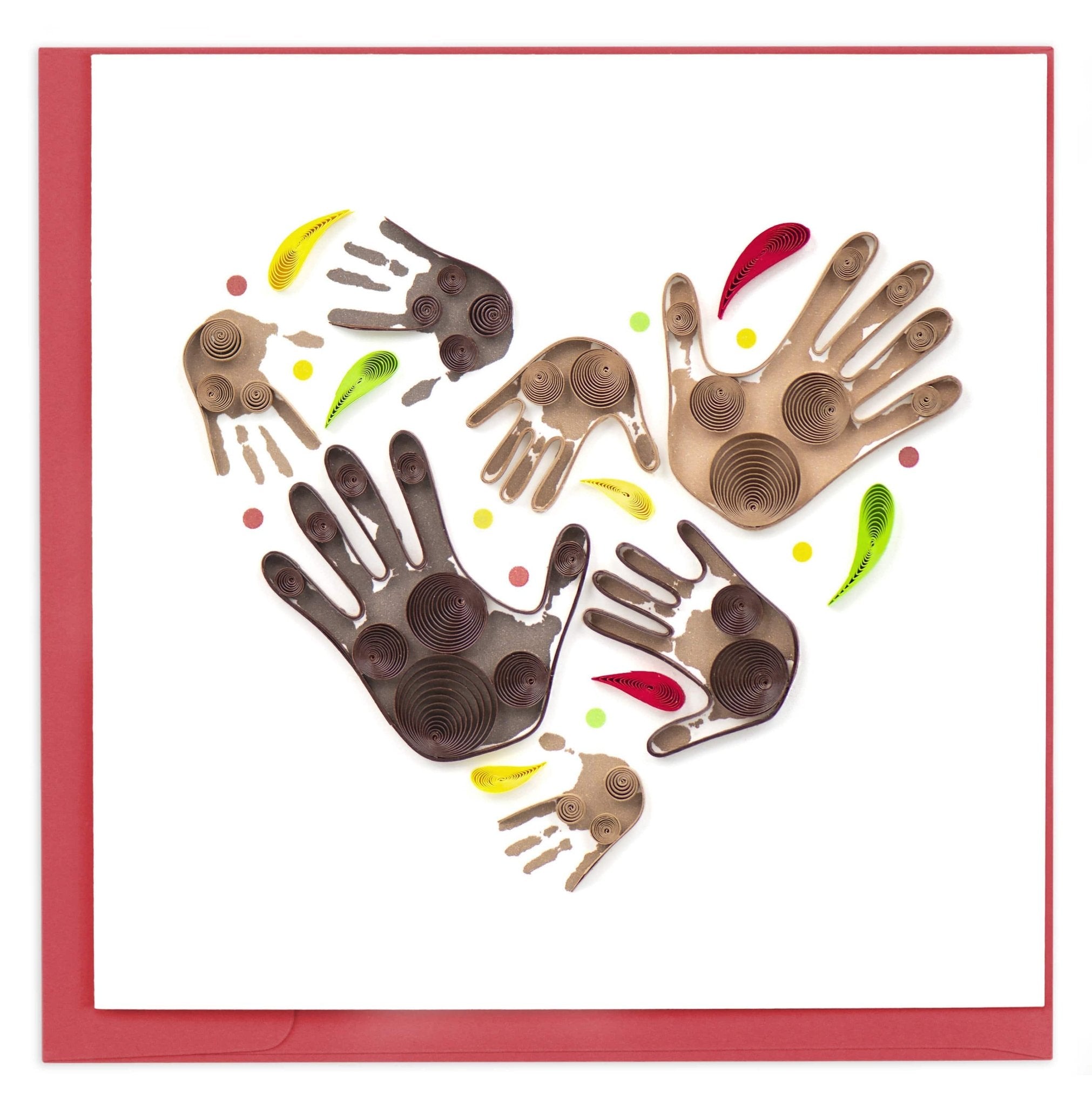 Quilled Black History Celebration Card - Quilling Card - Greeting Card