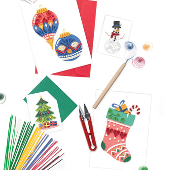Create - a - Quill DIY Quilling Kit | Holiday - Quilling Card - Create - a - Quill