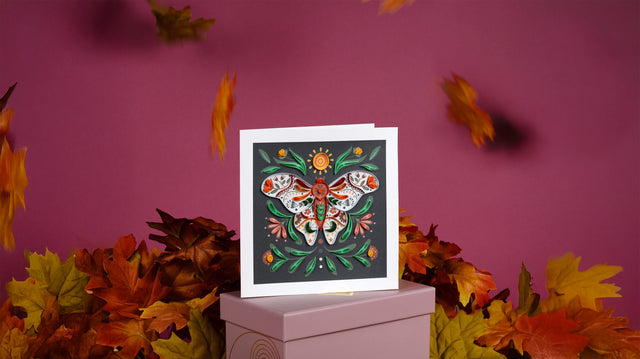 Introducing Our New Cottage Core Moth Card