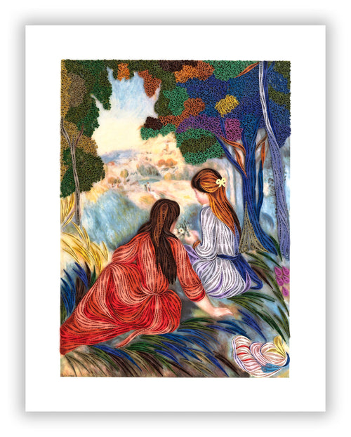 Quilled Art-Size Artist Series - In the Meadow, Renoir