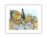 Art-Size Artist Series - Quilled The Basket of Apples, Cezanne