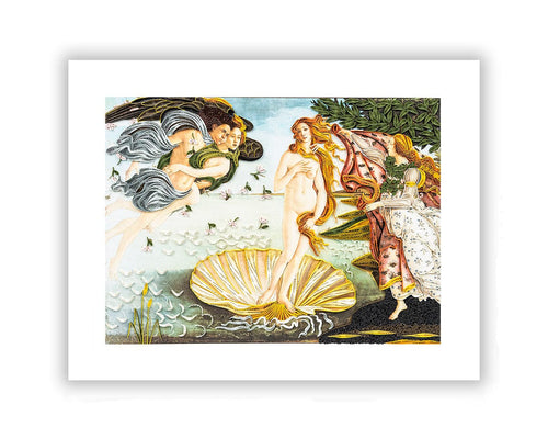 Quilled Art-Size Artist Series - Quilled The Birth of Venus, Botticelli
