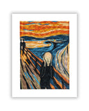 Quilled  Art-Size Artist Series - Quilled The Scream, Munch