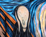 Detail shot of Quilled Art-Size Artist Series - Quilled The Scream, Munch