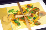 Quilled Art-Size Artist Series - Sunflowers, Van Gogh in luxury gift box