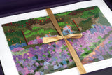 Quilled Art-Size Artist Series - The Artist's Garden at Giverny, Monet in luxury gift box