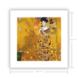 Quilled  Art-Size Artist Series - The Lady in Gold, Klimt with dimensions