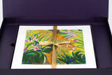 Quilled Art-Size Artist Series - The Path through the Irises, Monet in luxury gift box