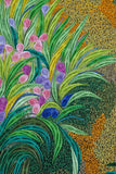 Detail of Quilled Art-Size Artist Series - The Path through the Irises, Monet