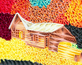 Limited Edition Art  - Quilled Autumn Cabin