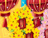 LTD Vietnam Art Series -  Quilled Chinese New Year Family Reunion Dinner
