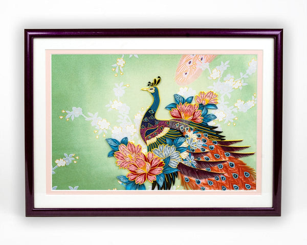 LTD Vietnam Art Series - Quilled Peacock