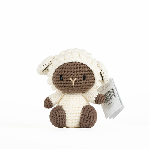 Mini Poppy Sheep Crocheted Crochet Toy