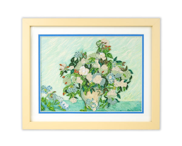 Framed Art-Size Artist Series - Roses, van Gogh