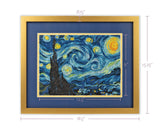 Framed Art-Size Artist Series - Starry Night, Van Gogh