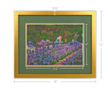 Framed Art-Size Artist Series - The Artist's Garden at Giverny, Monet