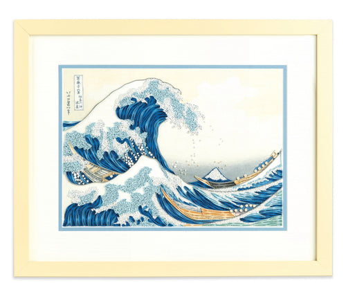 Framed Art-Size Artist Series - The Great Wave off Kanagawa, Hokusai