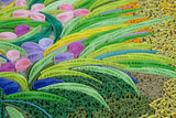 Framed Art-Size Artist Series - The Path through the Irises, Monet