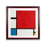 Gallery Artist Series - Quilled Composition with Red, Blue and Yellow, Mondrian