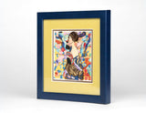 Framed Artist Series - Quilled Lady with Fan, Klimt