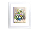 Framed Artist Series - Quilled Spring Bouquet, Renoir
