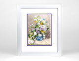 Framed Artist Series - Quilled Spring Bouquet, Renoir