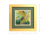 Framed Artist Series - Quilled The Path through the Irises, Monet