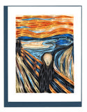 Greeting Card Artist Series - Quilled The Scream, Munch