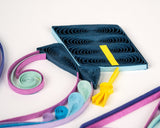 Detail of Quilled 2024 Grad Card