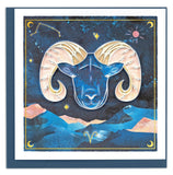 Quilled Aries Greeting Card