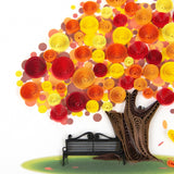 Quilled Autumn Tree Greeting Card
