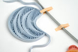 Detail shot of Quilled Baby Clothesline Greeting Card