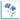 Quilled Blue Cornflower Greeting Card