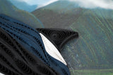 Quilled Orca Whales Greeting Card