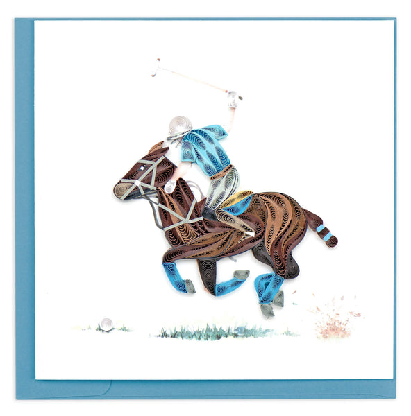 Quilled Polo Greeting Card