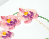 Quilled Potted Orchid Greeting Card