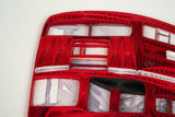 Quilled Red Double-decker Bus Greeting Card