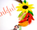 Quilled Thankful Wreath Greeting Card