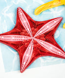 Quilled Two Starfish Greeting Card