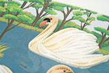 Detail of Quilled Two Swans Greeting Card