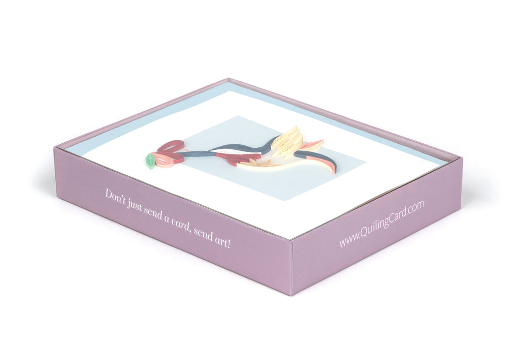 Quilled Decorative Birds Note Card Box Set – Quilling Card
